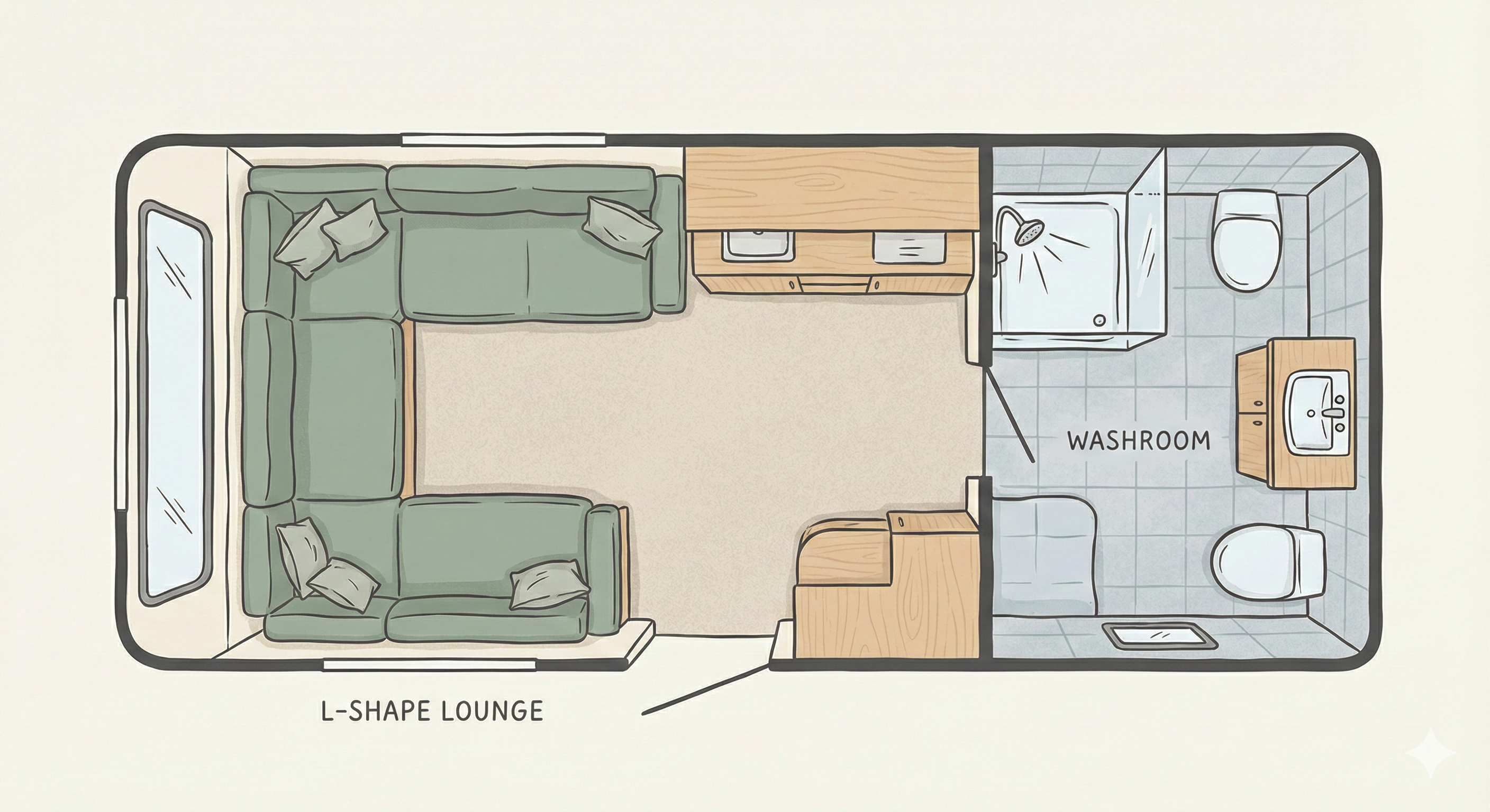 L-Shape floorplan